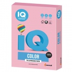 Бумага Iq "Color pale", А4, 160г/м2, 1лист, розовый фламинго, Opi74