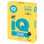 Бумага Iq "Color intensive", А4, 160г/м2, 1лист, канареечно-жёлтый, Cy39