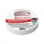 Клейкая лента двусторонняя Brauberg, 19мм*3,5м, пенная основа, 228326