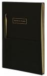 Ежедневник Lorex "Stylish Collection" + ручка, А5, 80л, кожзам, черный, LXDRA5-ESC3