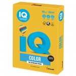 Бумага Iq "Color intensive", А4, 160г/м2, 1лист, солнечно-жёлтый, Sy40