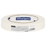 Клейкая лента малярная OfficeSpace, 19мм*50м, белый, Кл_51091