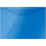 Пaпка-конверт на кнопке OfficeSpace, А3, 150мкм, синий, 267523
