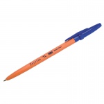 Ручка шариковая Corvina "51", синяя, 1,0мм, желтый корпус, 40163/02G