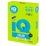 Бумага Iq "Color intensive", А4, 160г/м2, 1 лист, зелёная липа, Lg46