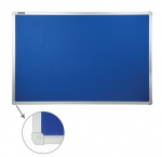 Доска текстильная Brauberg, 60*90см, алюминиевая рамка, синий, 231700