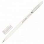Ручка гелевая Brauberg "ArtClassic", белая, 1,0мм, 143418