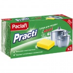 Губки для посуды Paclan "Practi Maxi", 3шт, 409120/409121