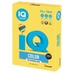 Бумага Iq "Color intensive", А4, 120г/м2, 1лист, канареечно-жёлтый, Cy39
