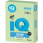 Бумага Iq "Color pale", А4, 160г/м2, 1лист, зелёный, Mg28