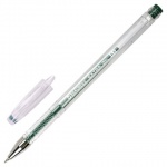 Ручка гелевая Brauberg "Extra", зелёная, 0,35мм, 143904