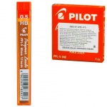 Грифели для механических карандашей Pilot, 0,5мм, 12шт, Hb, Ppl-5-Hb-Ine