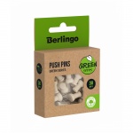 Кнопки силовые Berlingo "GreenSeries", 30шт, деревянные, Pn5030J
