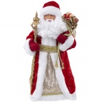 Кукла декоративная "Дед Мороз в красном костюме", 30,5см, 82525