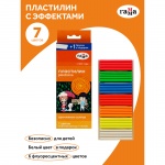 Пластилин Гамма "Оранжевое солнце", 07цв. (6 флуор.+1бел), 93гр, 150320221