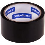 Клейкая лента упаковочная OfficeSpace, 48мм*40м, 45мкм, черный, Кл_18878