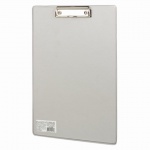 Доска-планшет с зажимом Brauberg "Comfort", А4, картон, Пвх, серый, 222661