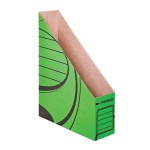 Лоток вертикальный inФормат, картон, 75мм, зеленый, RN00-75G
