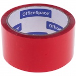 Клейкая лента упаковочная OfficeSpace, 48мм*40м, 45мкм, красный, Кл_6288