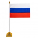 Флаг "Россия", 14*21см, настольный, 550184