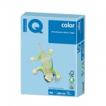 Бумага Iq "Color pale", А4, 160г/м2, 1лист, голубой лёд, Obl70