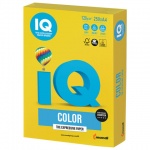 Бумага Iq "Color intensive", А4, 120г/м2, 1лист, ярко-жёлтый, Ig50