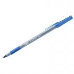 Ручка шариковая Bic "Round Stic Exact", синяя, 0,7мм, грип, 918543