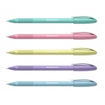 Ручка шариковая ErichKrause "U-109 PastelStick&Grip", синяя, 1,0мм, грип, ассорти, 58111