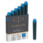 Картридж чернильный Parker "Quink Mini", синий, 1штука, 1950409